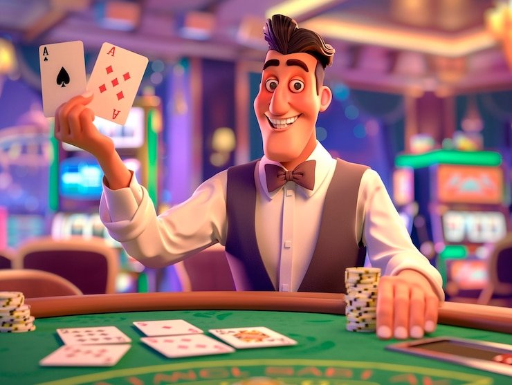 Permainan Andar Bahar Spadegaming dengan dealer langsung di studio untung88